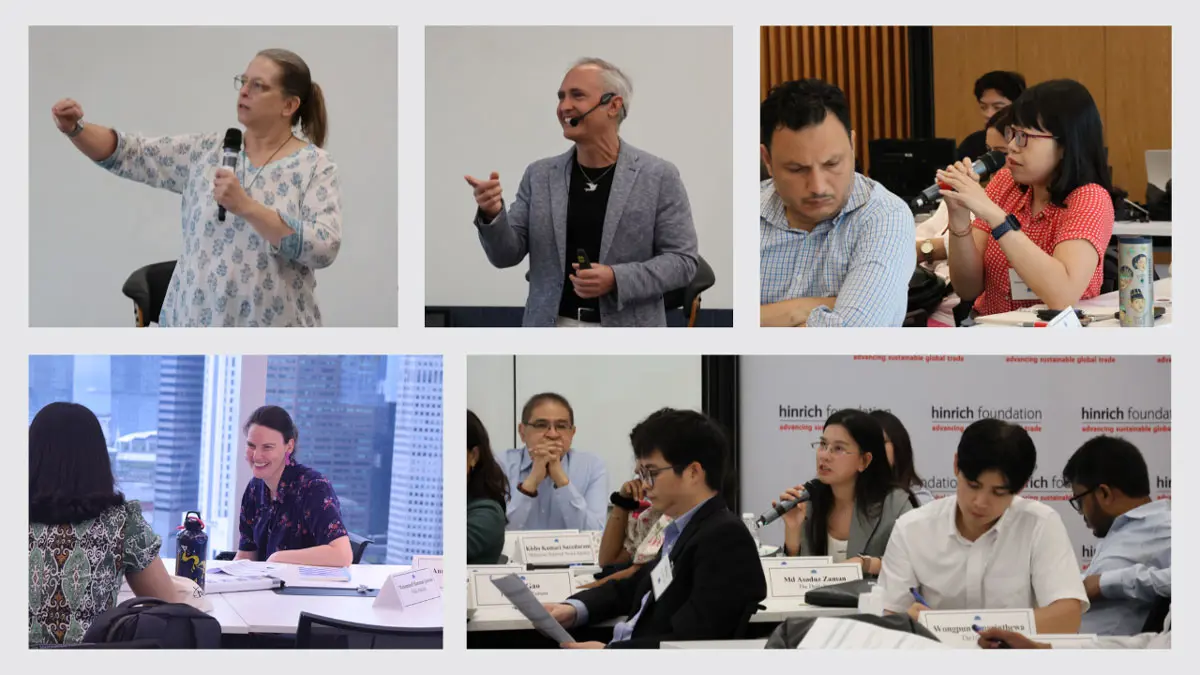 National Press Foundation International Trade Fellowship collage 2